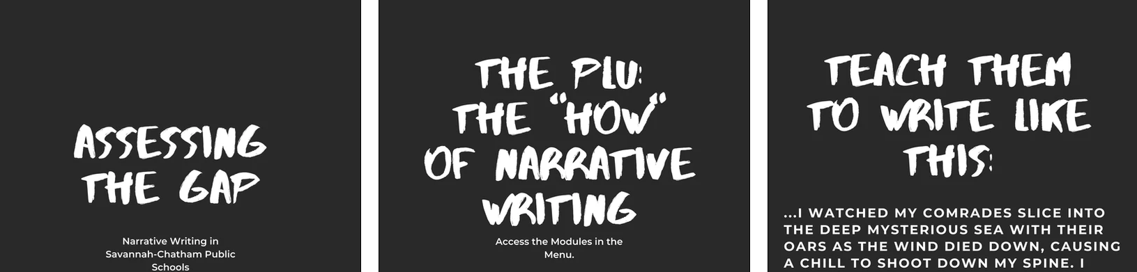 Professional Learning Unit: How to teach Narrative Writing