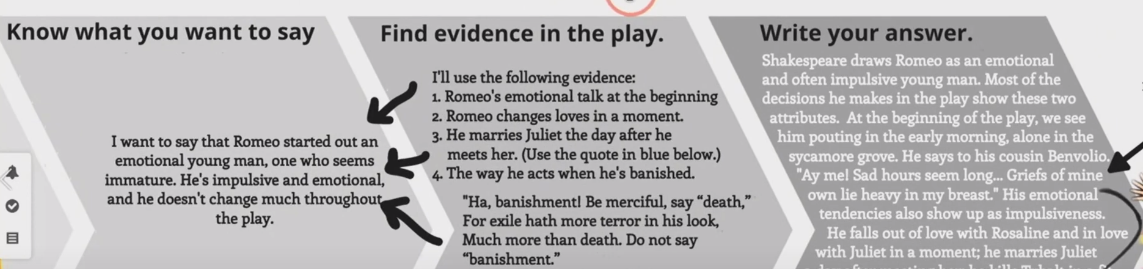 Televised Lesson – Using evidence in writing (for 8th & 9th grade students)